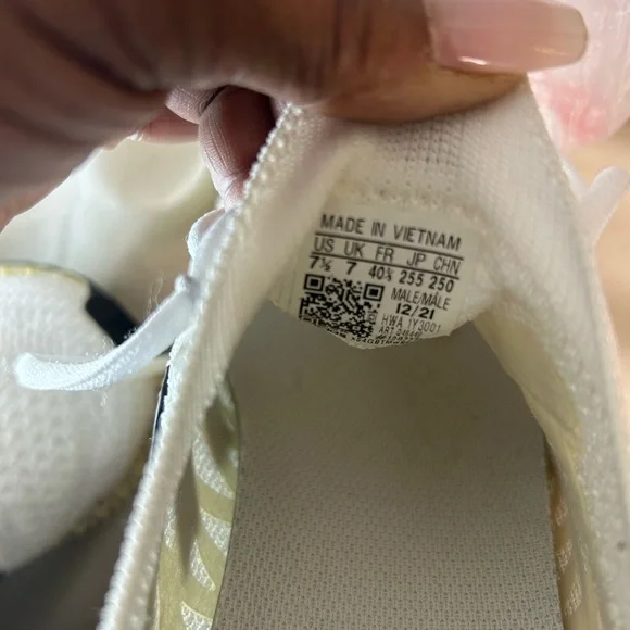 Adidas 4D Run 1.0 White/Black Men’s 7.5 — 3D‑printed lattice midsole RARE - Picture 7 of 9